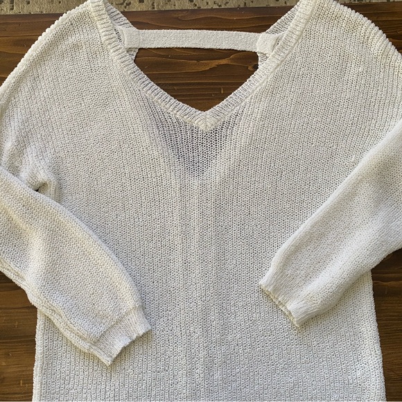 White Women's Sweater - Picture 1 of 4